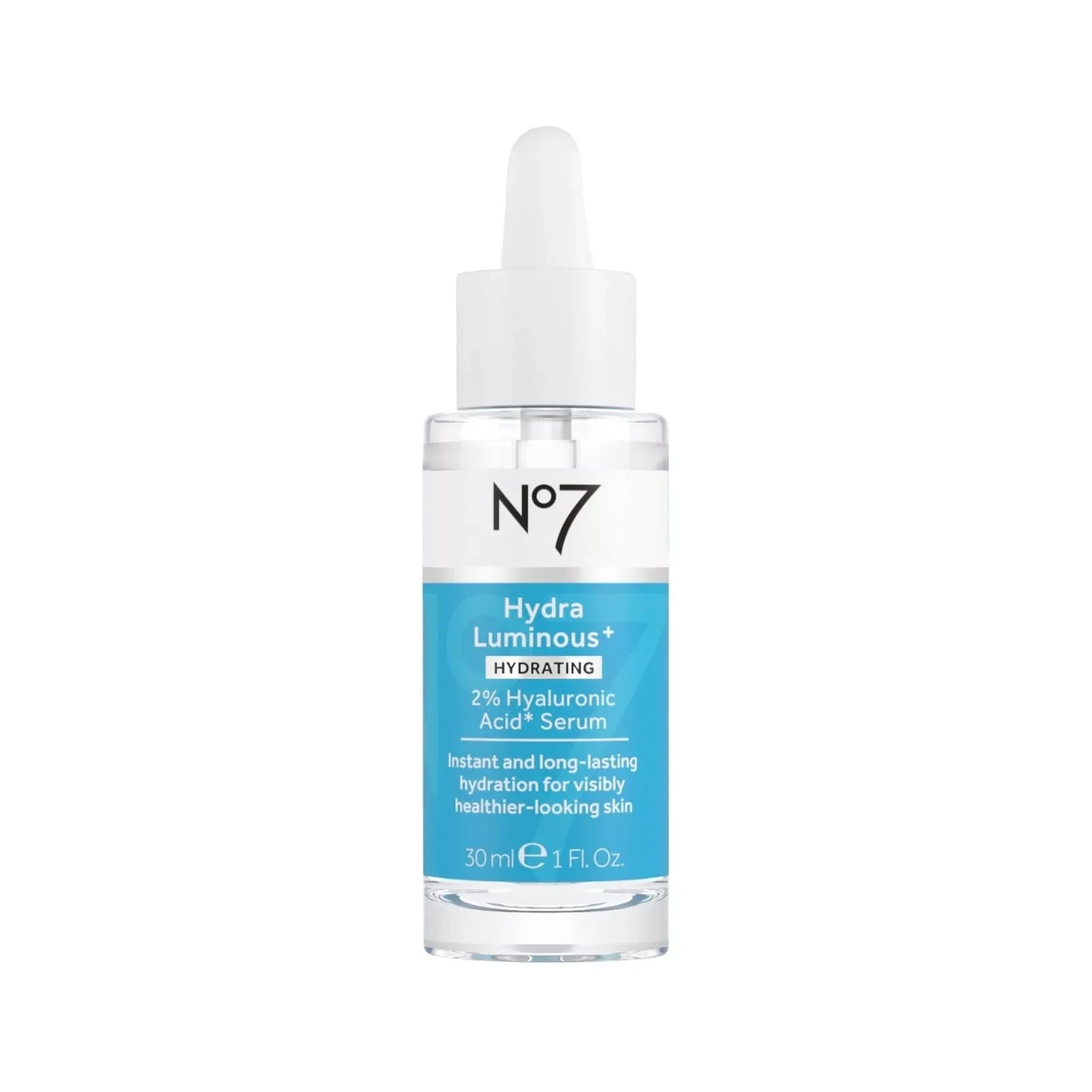 No7 HydraLuminous+ 2% Hyaluronic Acid Serum - 1 fl oz - Exotic Pro