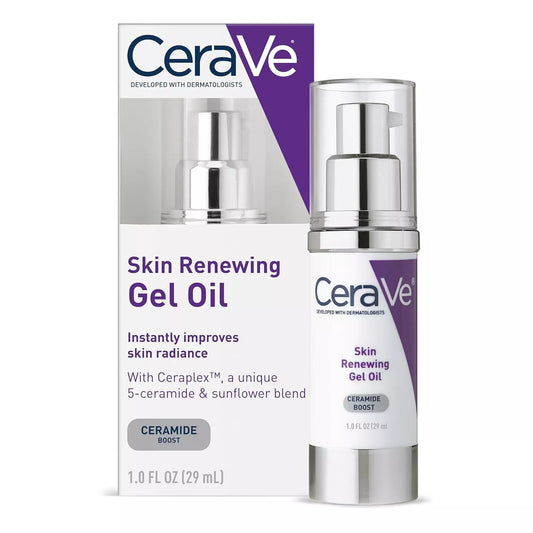 CeraVe Skin Renewing Gel Oil Moisturizer with Ceramides 1 Oz