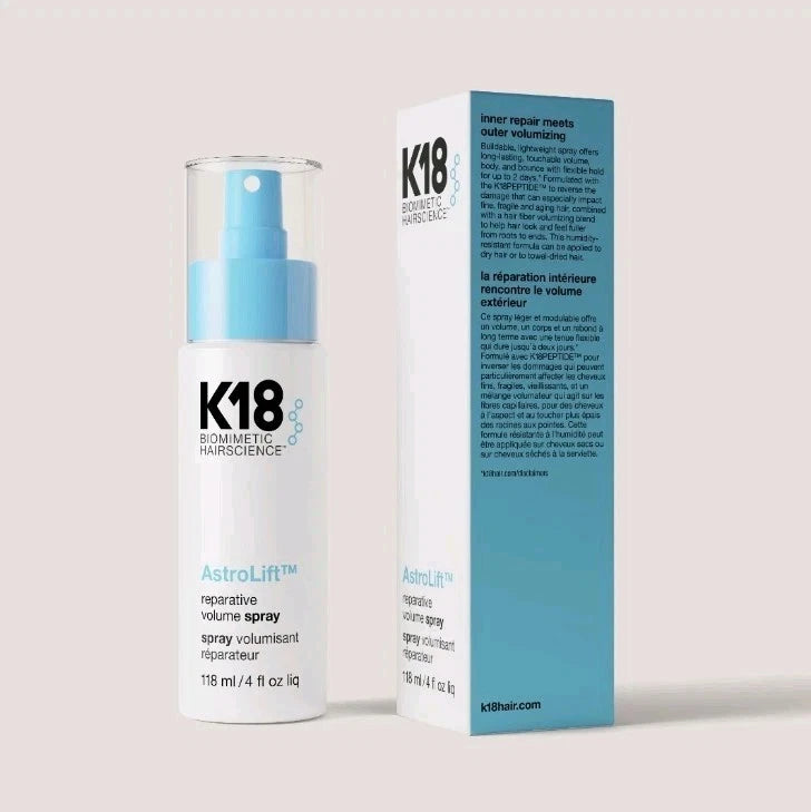 K18 Biomimetic Hairscience AstroLift Reparative Volume Spray – 4 oz / 118 ml
