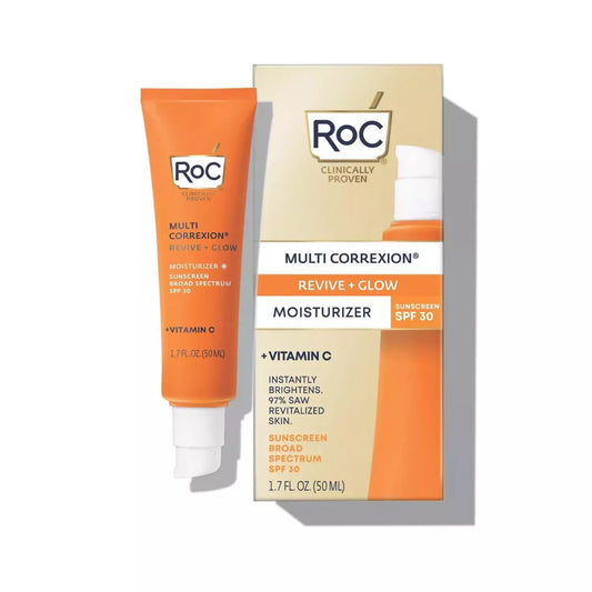 RoC Multi Correxion Revive + Glow Moisturizer | SPF 30 | For All Skin Types | 1.7 fl oz