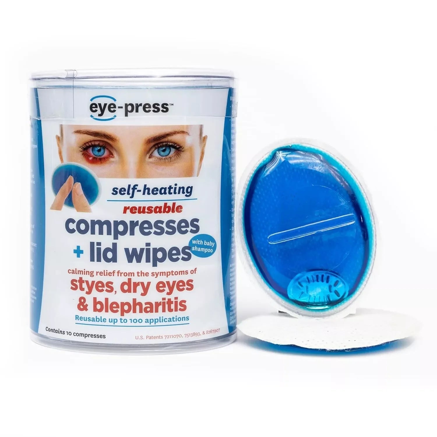 Ocugience Eye Press Compress Wipes – Soothing & Cleansing Eye Wipes - Exotic Pro