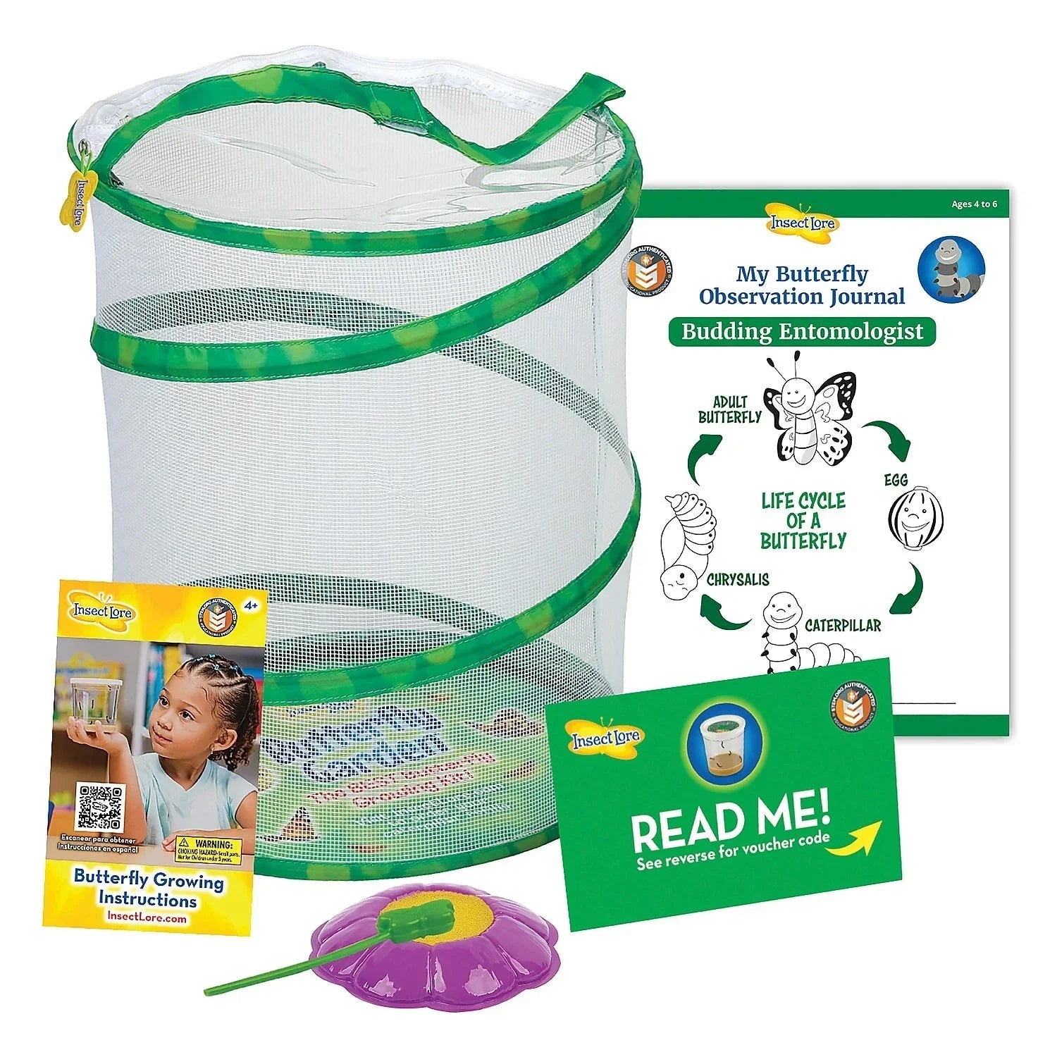 Insect Lore Butterfly Garden Kit – Grow Live Butterflies at Home - Exotic Pro