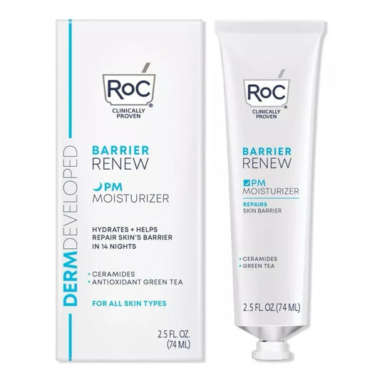 Roc Barrier Renew PM Moisturizer Hydrates at Night 2.5 fl oz All Skin Types