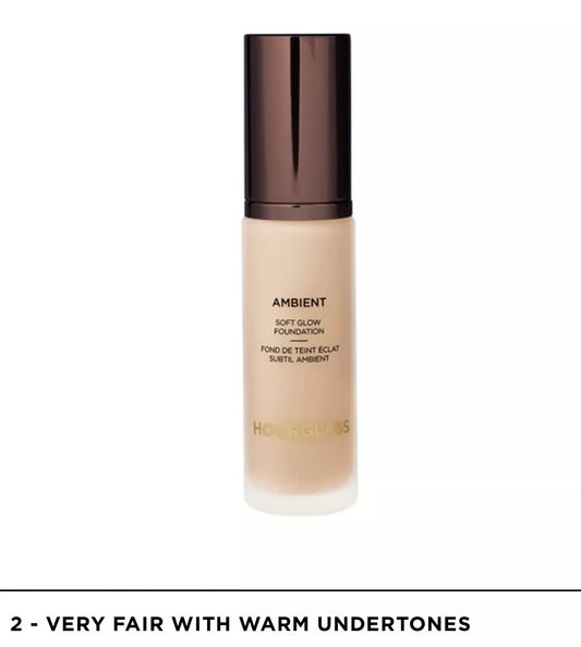 Hourglass Ambient Soft Glow Foundation - Shade 2 (Fair), 30ml / 1 oz