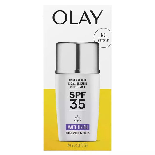 Olay Prime &amp; Protect Mattifying Face Lotion | SPF 35 | 1.3 fl oz