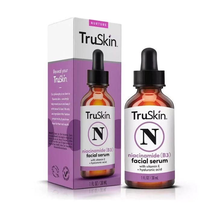 TruSkin Niacinamide (B3) Facial Serum | For All Skin Types | 1 fl oz | Clarify &amp; Brighten - Exotic Pro