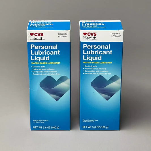 CVS HEALTH Personal Lubricant 2-PACK Water-Based 5.6 oz