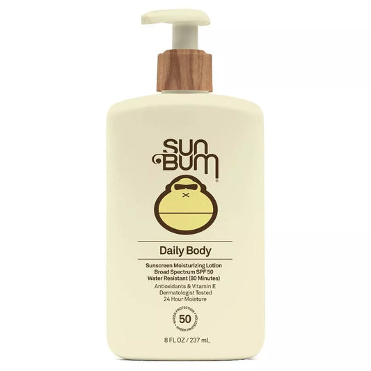 Sun Bum Daily SPF 50 Body Lotion – 8 oz | Broad-Spectrum Protection