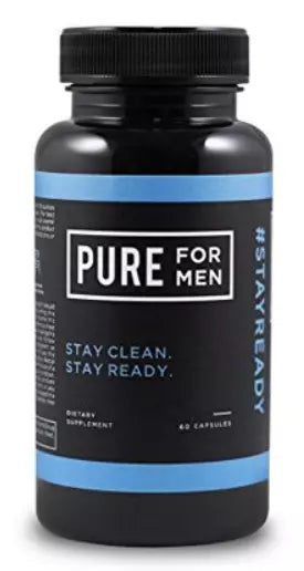 Pure for Men - The Original Vegan Cleanliness Fiber Supplement, 60 Capsules