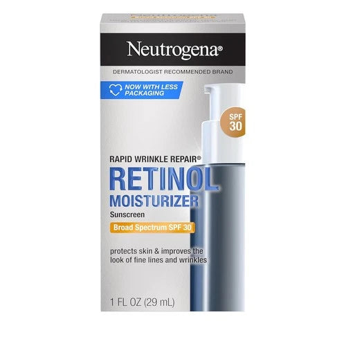 Neutrogena Rapid Repair Face & Neck Moisturizer SPF 30, Wrinkle Cream, 1 fl oz
