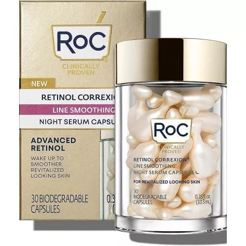 RoC Retinol Correxion Anti-Aging Night Serum Capsules - 30 Ct