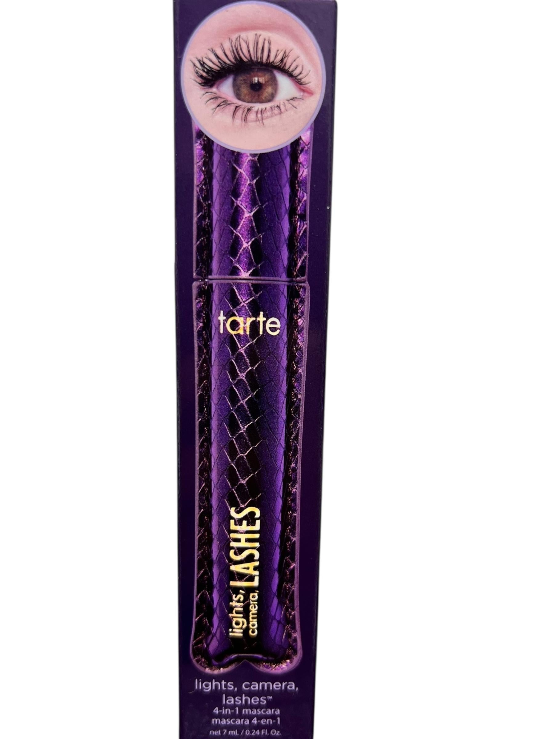 Tarte Lights Camera Lashes 4-in-1 Mascara – Black Volumizing 0.24 fl oz